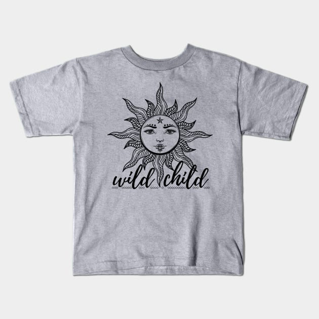 Wild Child Kids T-Shirt by thefunkysoul